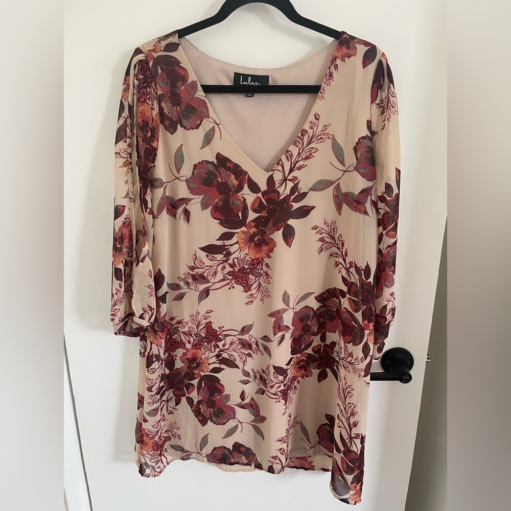 Long Sleeve Floral Dress